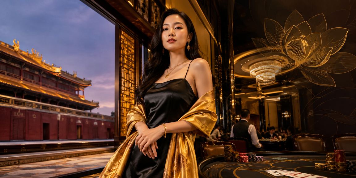Model Việt Nam tại Huế thưởng thức trò chơi bài và trải nghiệm casino trực tuyến